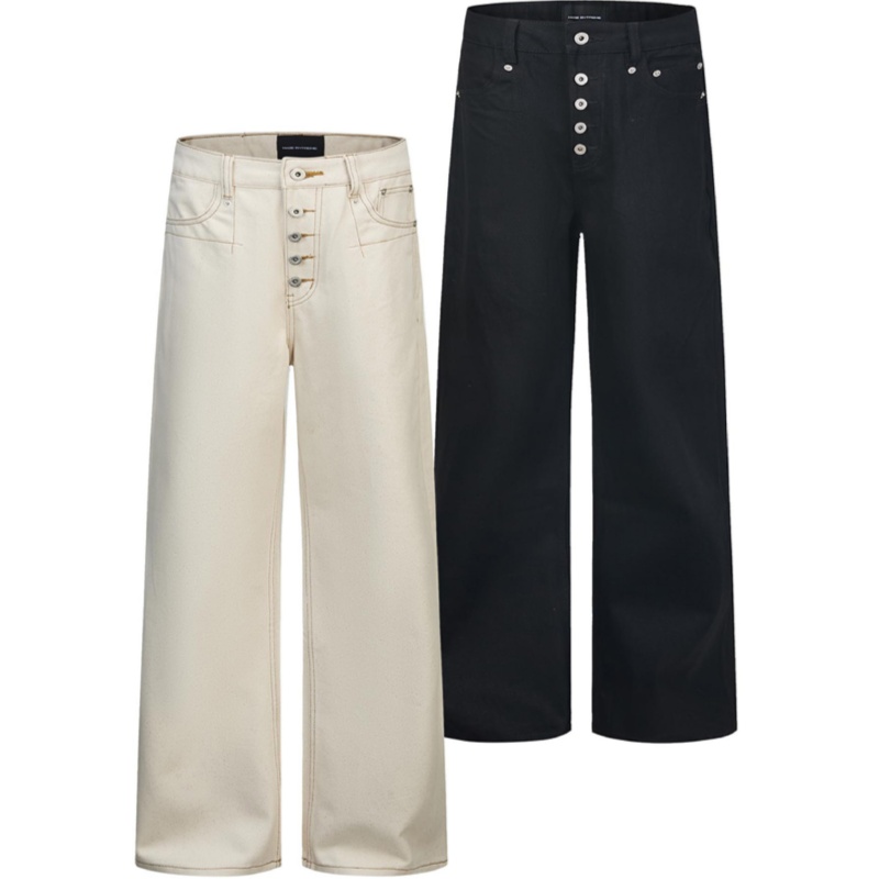 Skinny Jeans Zipper Fly Five-piece Buckle