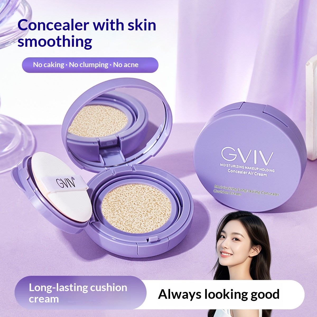 Moisturizing Long-lasting And Concealing Cushion Foundationmoisturizing Primer For Makeup