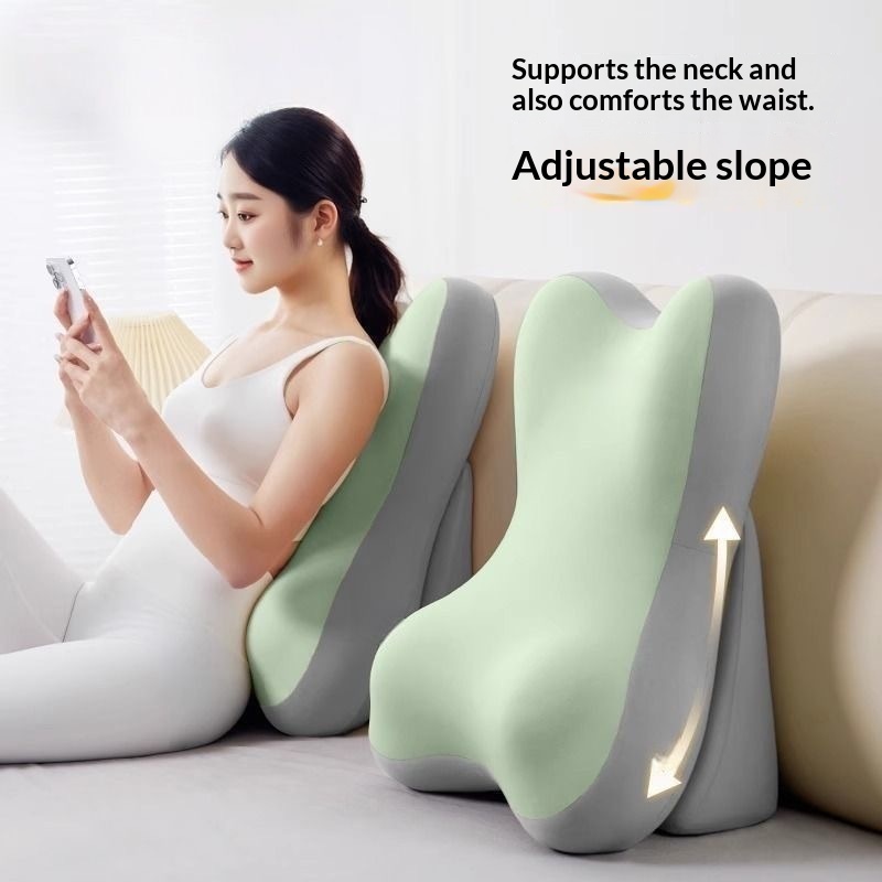 Memory Foam Neck And Lumbar Support Pillow Multifunctional Napping Pillow For The Bedroom