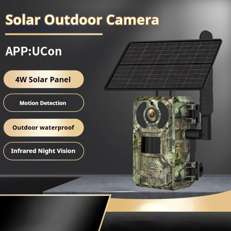 Solar-powered 4G Wildlife Camera Wireless Surveillance Camera