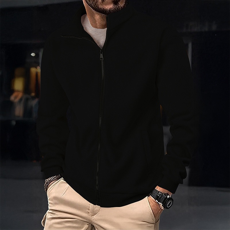 Jaqueta Masculina Acolchoada com Gola Alta