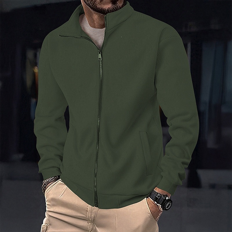 Jaqueta Masculina Acolchoada com Gola Alta