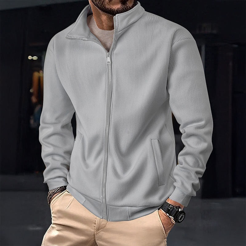 Jaqueta Masculina Acolchoada com Gola Alta