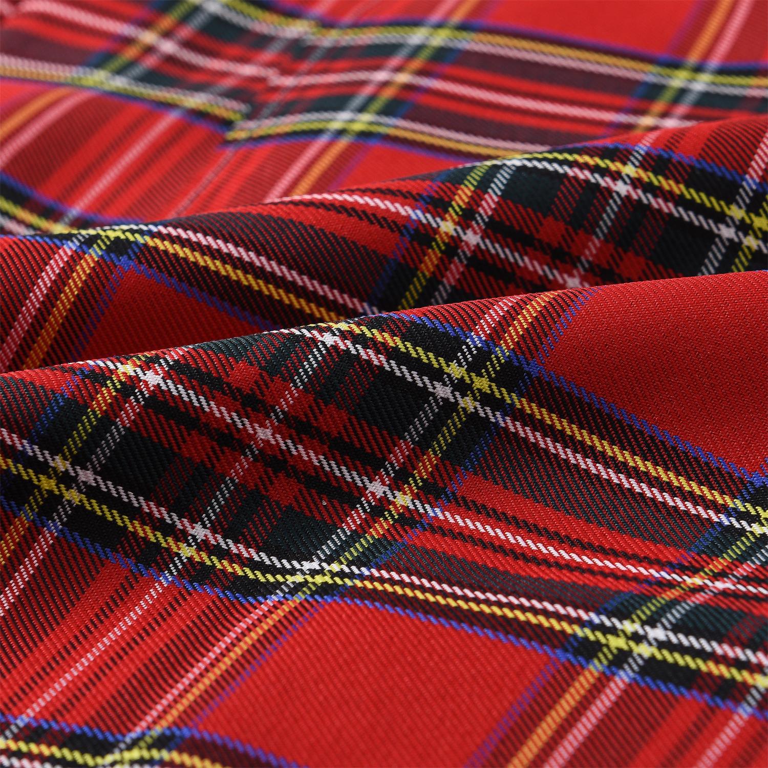 Kilt Masculino Escocês Xadrez Plissado