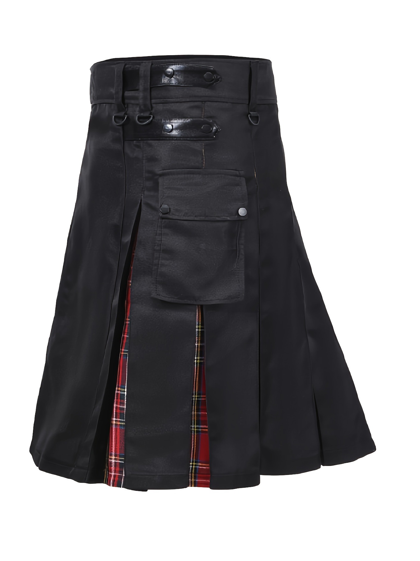 Kilt Masculino Escocês Xadrez Plissado