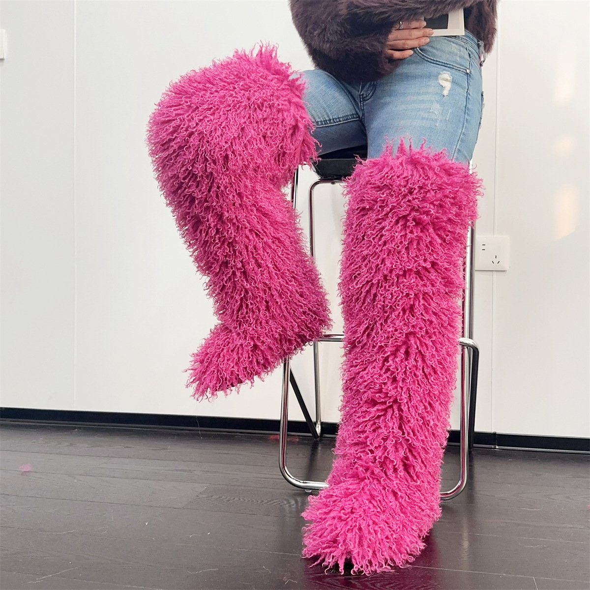 High Leg Boot Knee Length