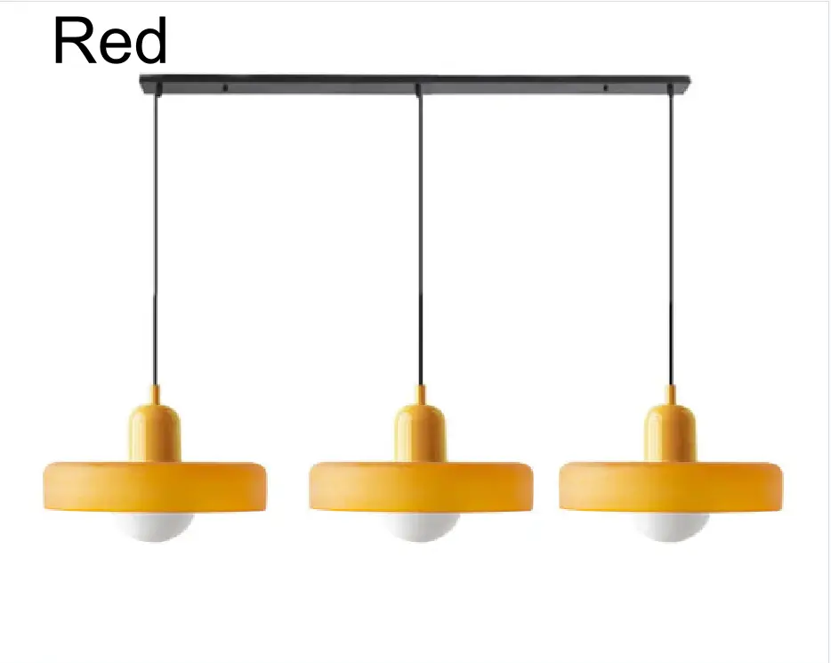 Retro Simple Restaurant Chandelier Creative Glass Bedside Lamp