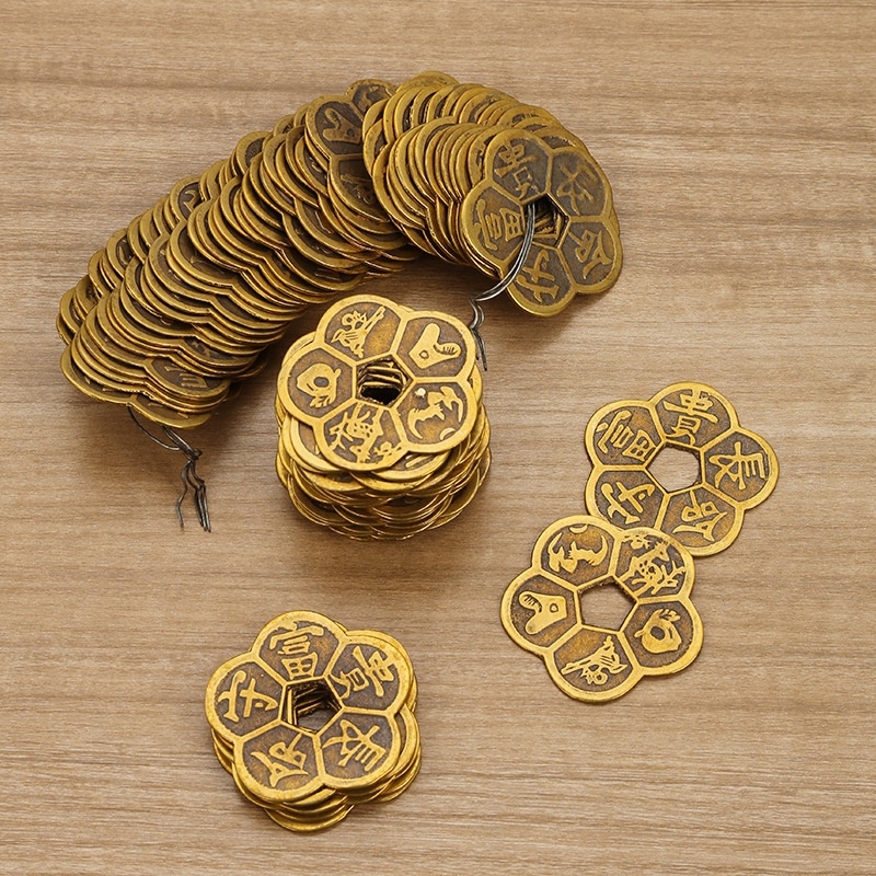 Brass Lucky Coin Charm