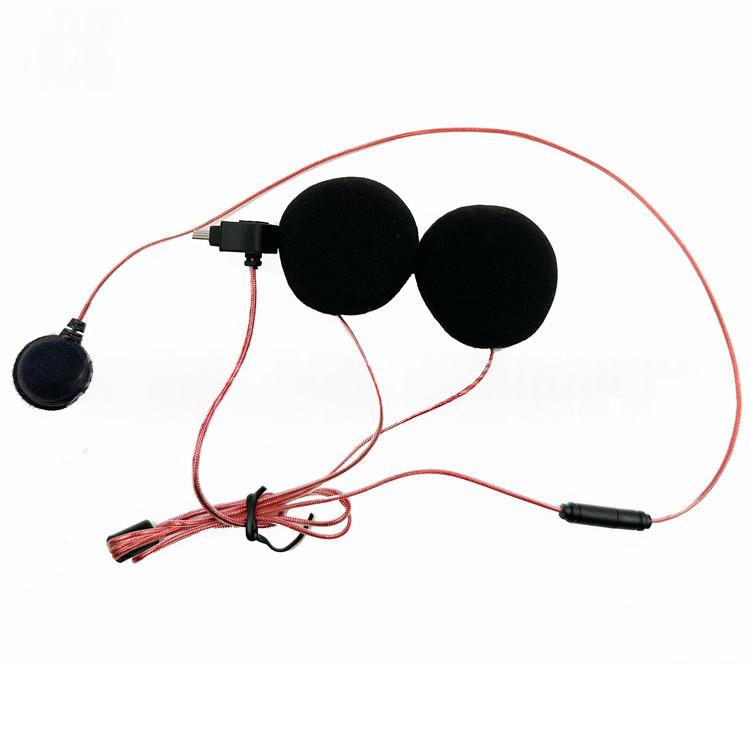 Motorcycle Helmet Intercom Microphone Battery-free 2