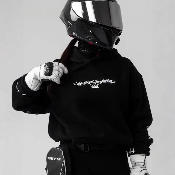 Noctilucent 3D Digital Print Street Motorcycle Top
