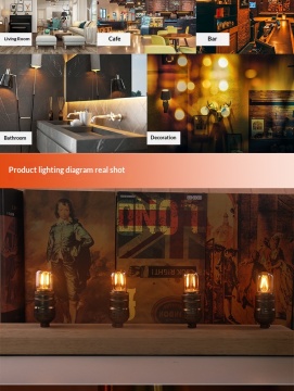 T28 Tube Bubble LED Filament Bulb