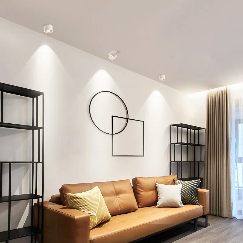 Living Room Feature Wall LED Recessed Swivel
