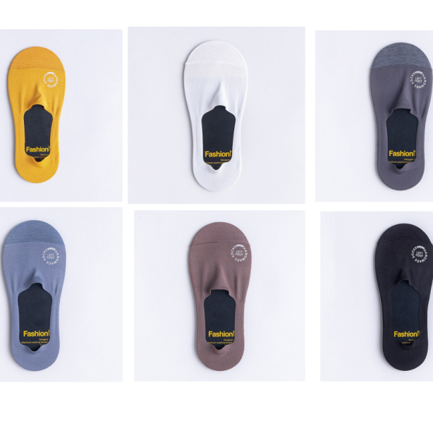 Mesh Low-cut Invisible Socks For Men's Short Socks