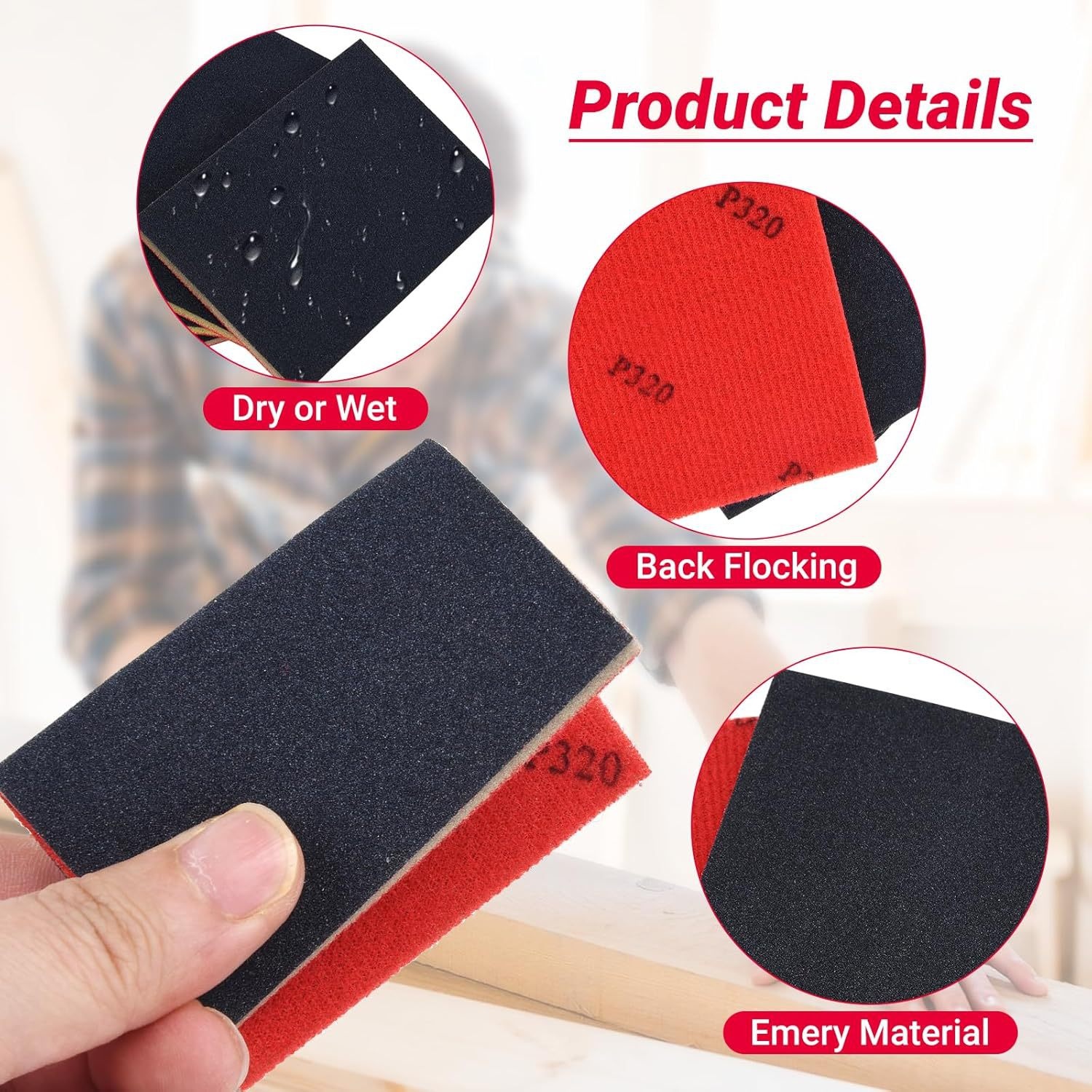 Sandpaper And Sponge Combo Pack