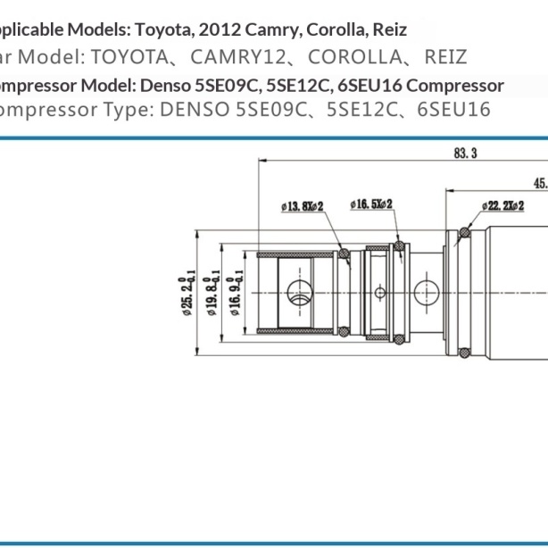 Control Valves 5SE09C 5SE12C 6SEU16