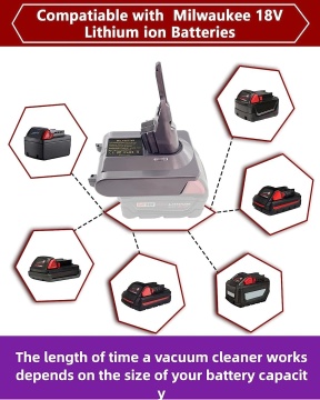 Tool Battery Vacuum Cleaner Tool