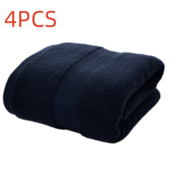 Plain Cotton Bath Towel For Home Use Soft And Absorbent