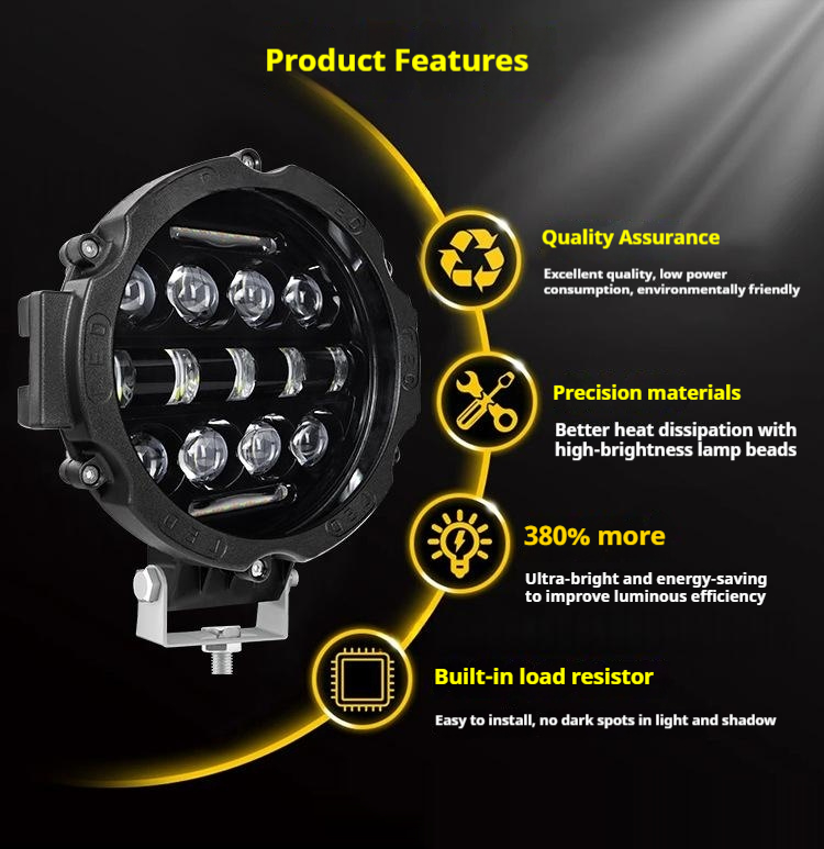 Auxiliary Lamp Motorcycle Modification Daytime Running Light And Spotlight