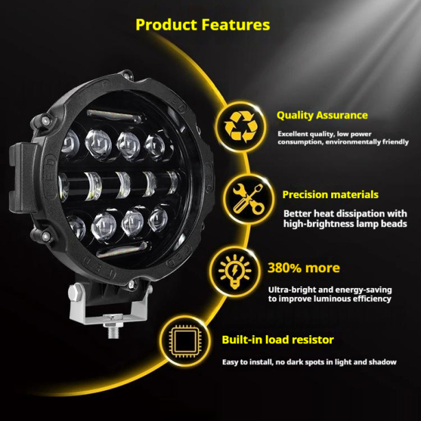 Auxiliary Lamp Motorcycle Modification Daytime Running Light And Spotlight