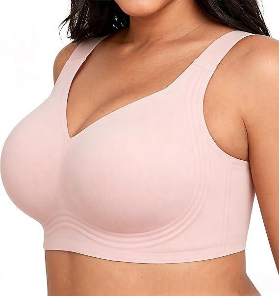 Plus-size Jelly-gel Thin, Seamless, Wireless Womens Bra 5