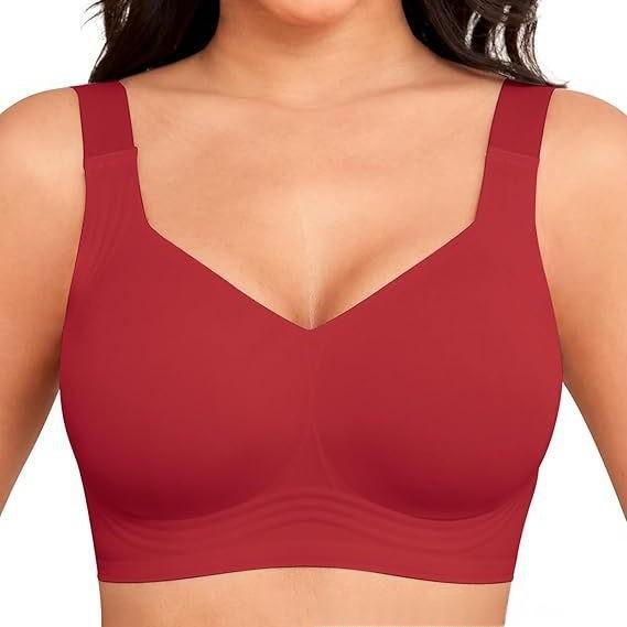 Plus-size Jelly-gel Thin, Seamless, Wireless Womens Bra 3