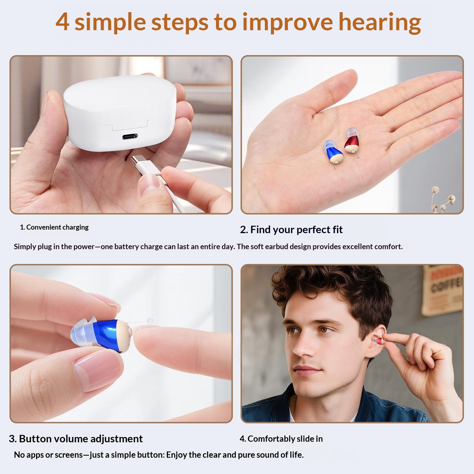 Hearing Aid Elderly Sound Amplifier