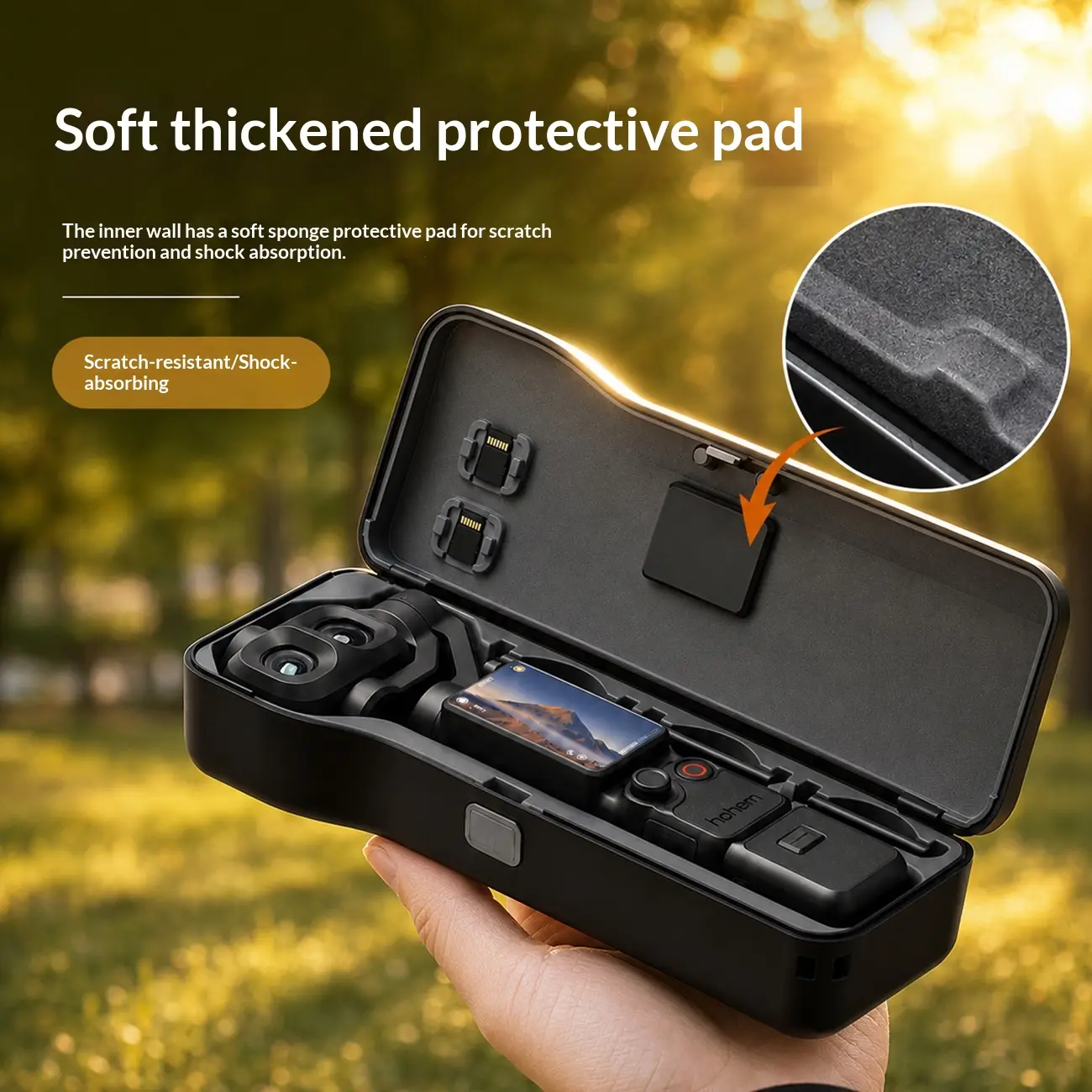 Portable Protective Accessory Case For Action Cameras