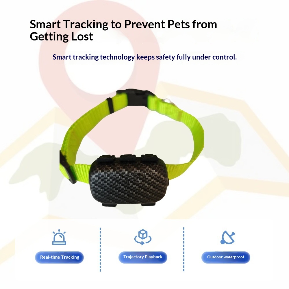 Collier GPS chien et chat 4G, étanche et réglable