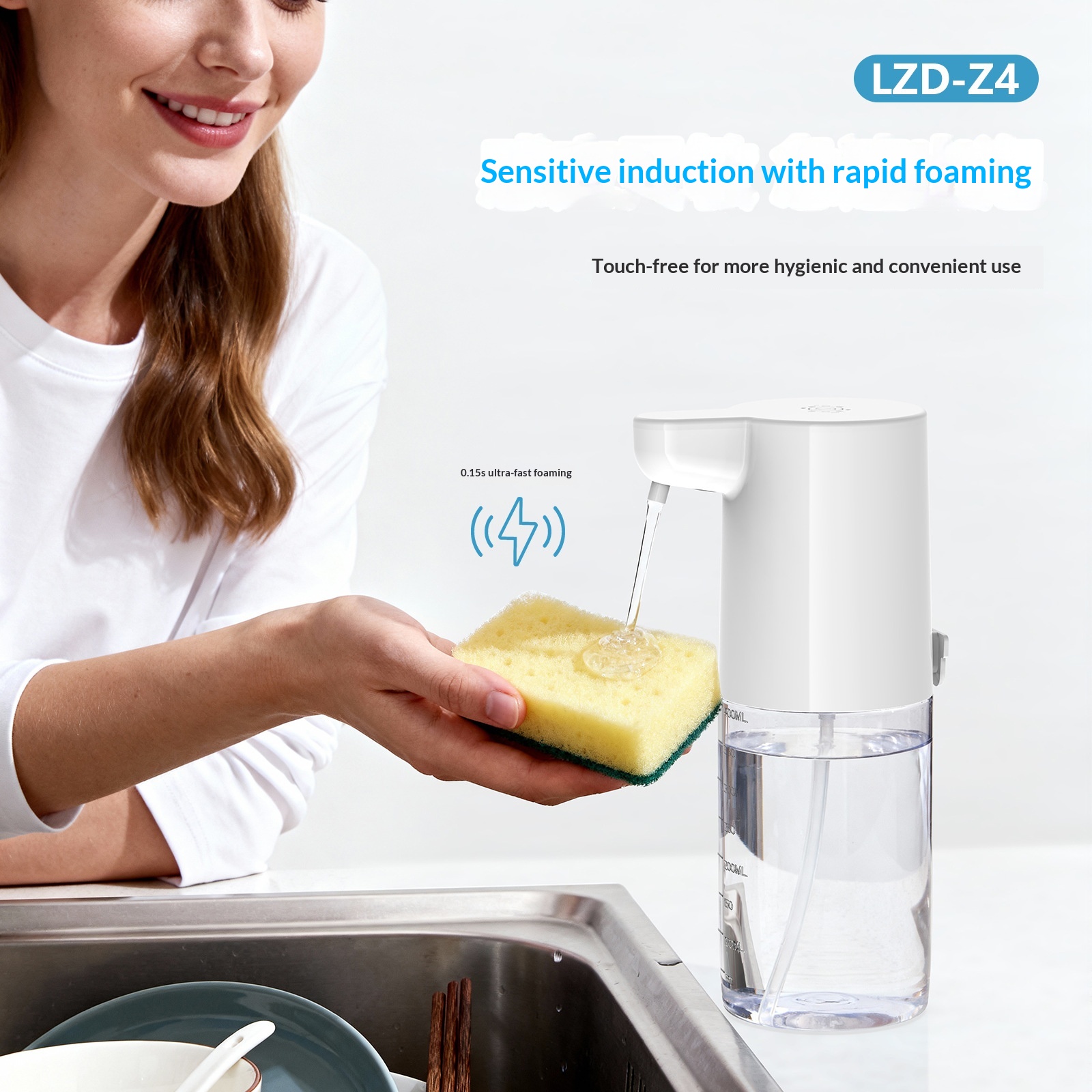Kitchen Smart Sensor Dish Soap Dispenser