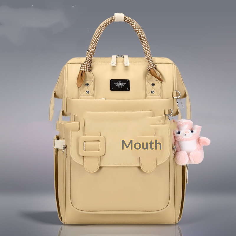 Multifunctional High-capacity Diaper Backpack With Shoulder And Hand-carry Options