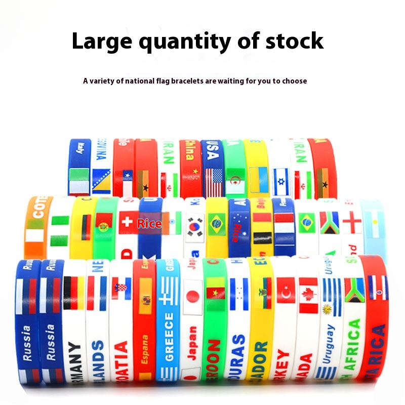 France Paris Games Flag World Cup Flag Wrist Strap 2