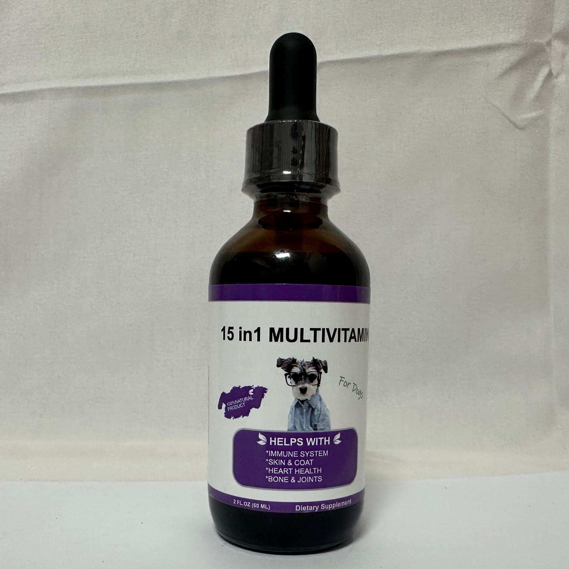 Gouttes multivitaminées 15-en-1 pour animaux 4