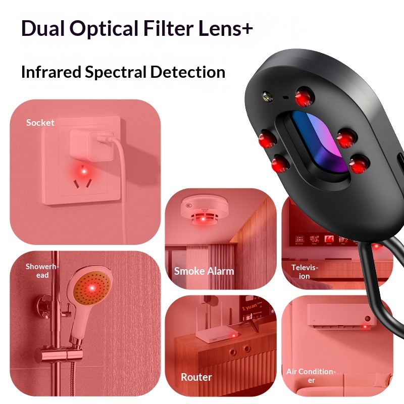 Smart Detector Hotel Camera Detection Alarm Infrared Detection Gadget image 4