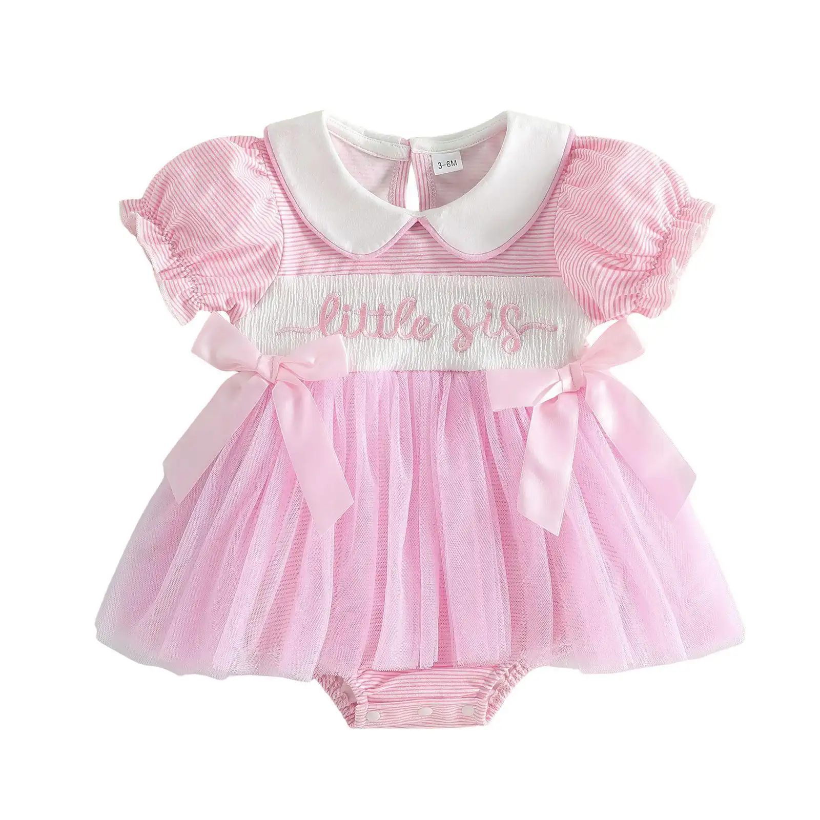 Baby Bow-printed Triangle Bodysuit