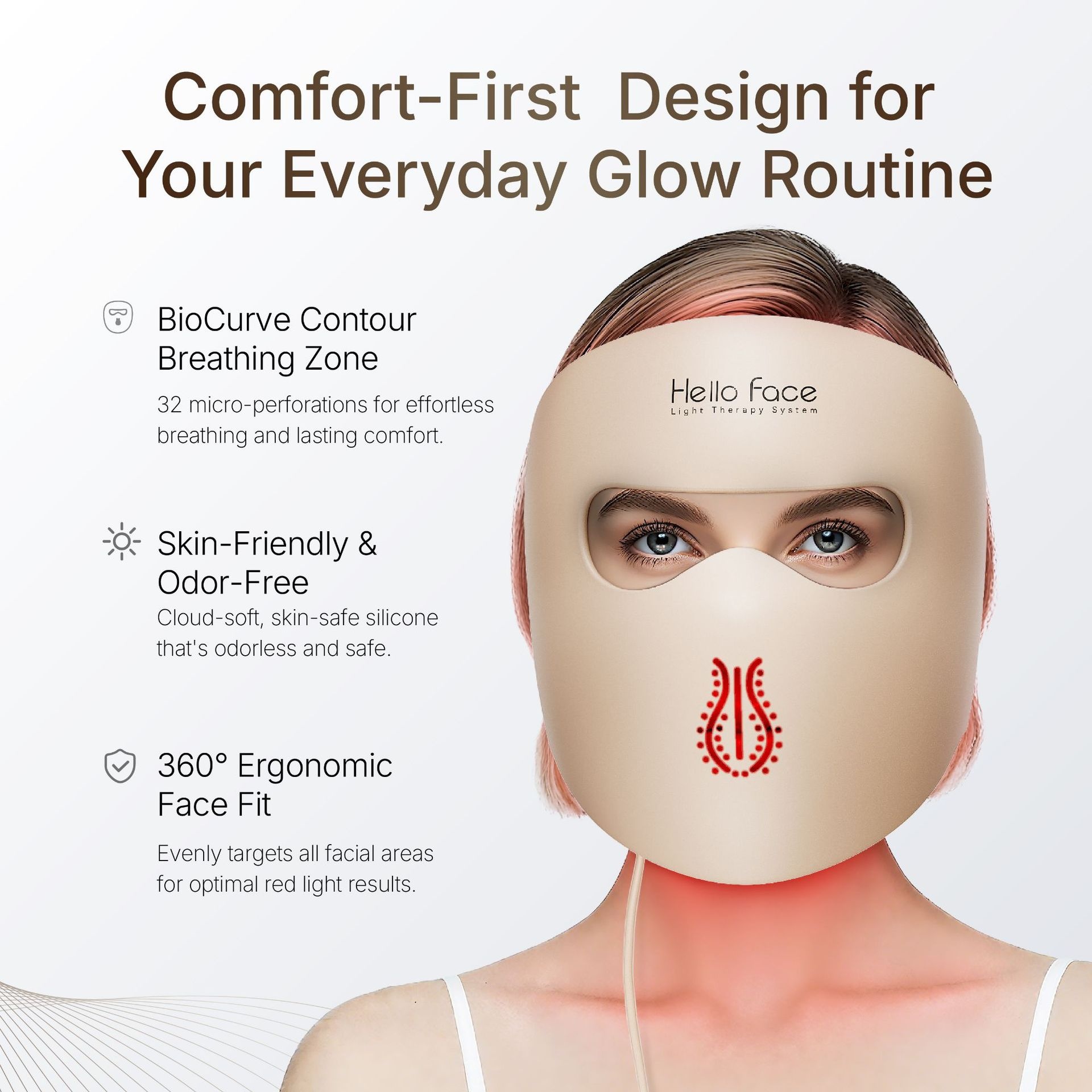 Household Facial Photon Therapy Mask Device