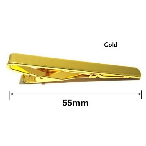 Brass Polished Gold Minimalist Mens Tie Clip