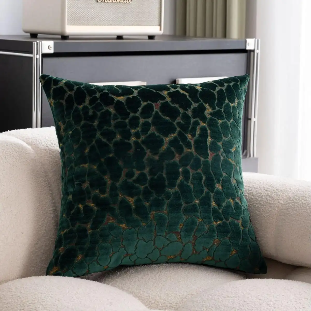 Villa Living Room Embroidered Cushion Cover