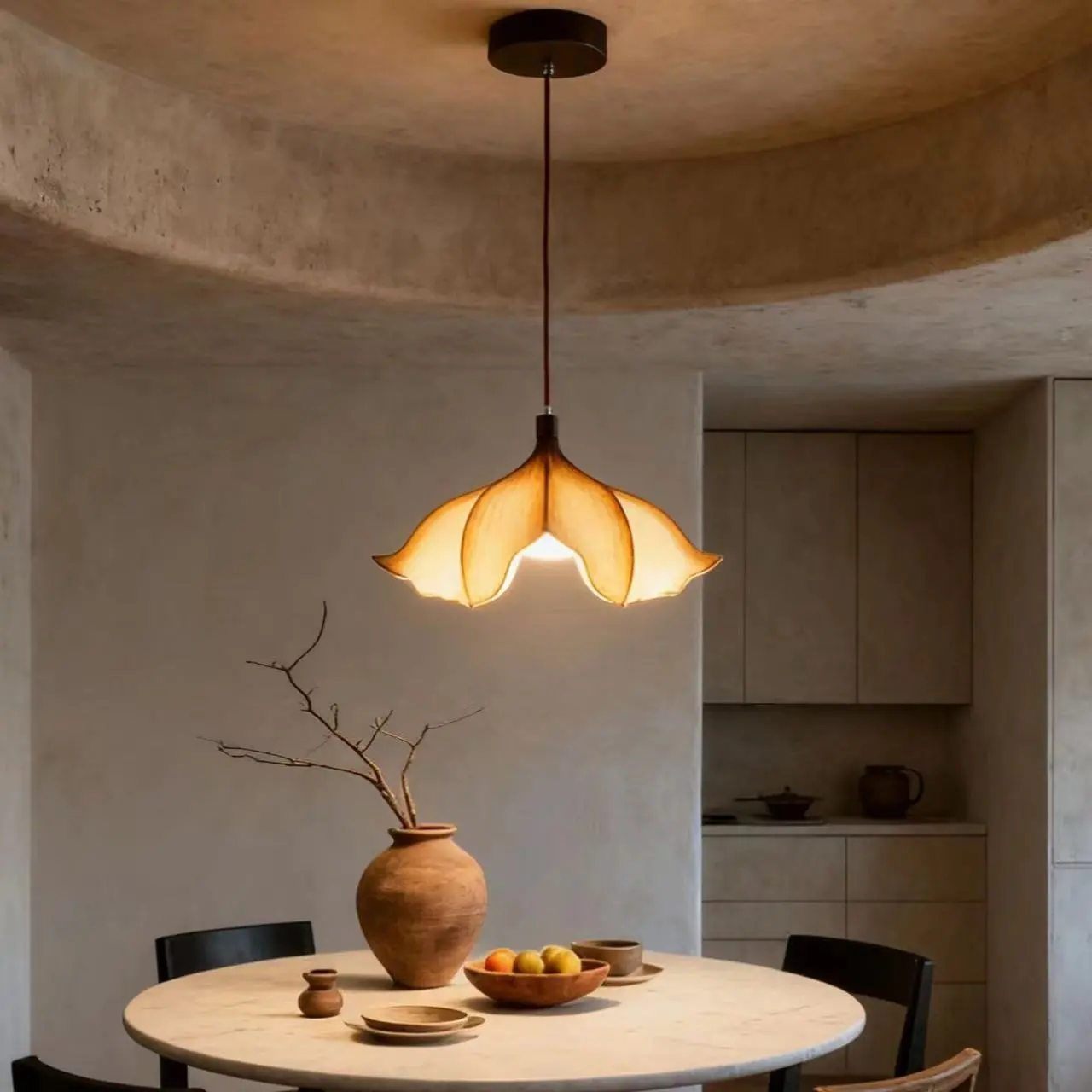 Japanese Wabi-Sabi Bar Counter Light Fixture