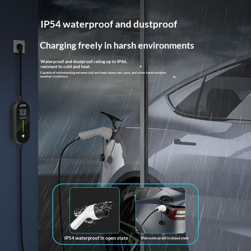 Portable New-Energy Electric Vehicle Charging Gun And Pile