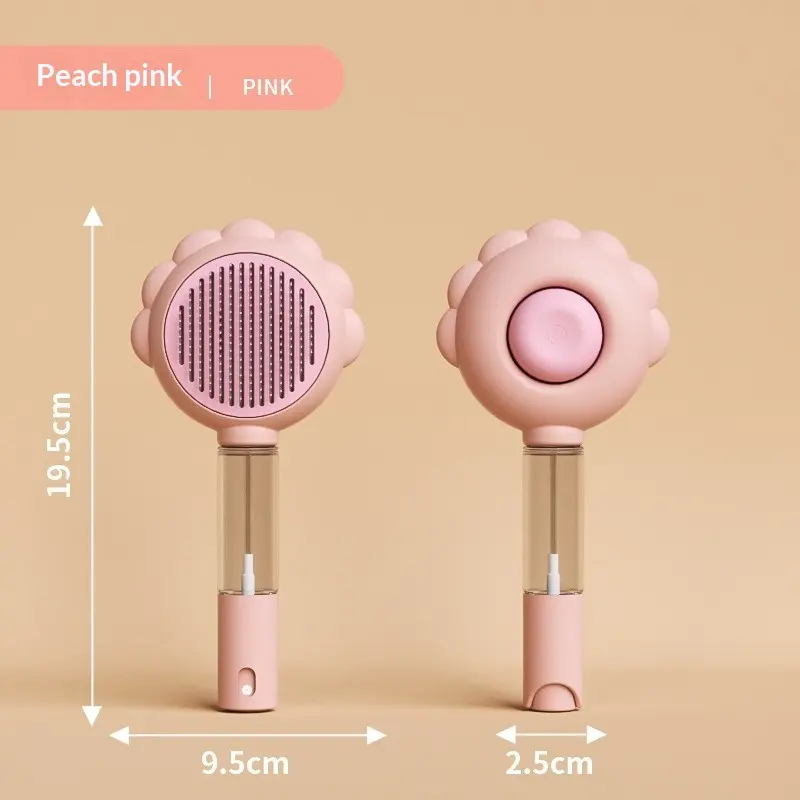 2 In 1 Self Cleaning Dog Brush
