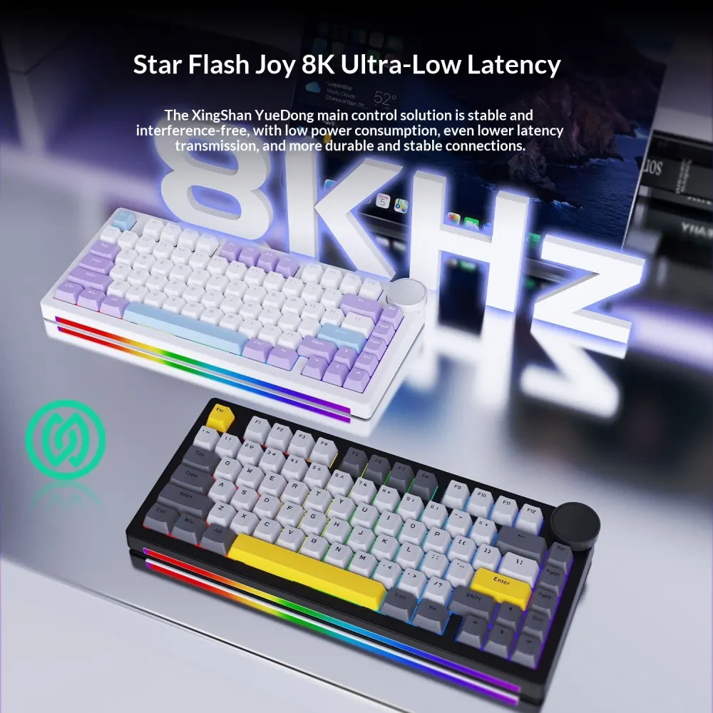 Adjustable Key Travel Low-latency Gaming Keyboard