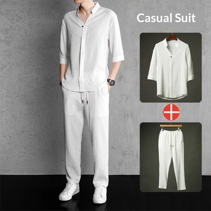 Linen Casual Suit, picture 4 of 5