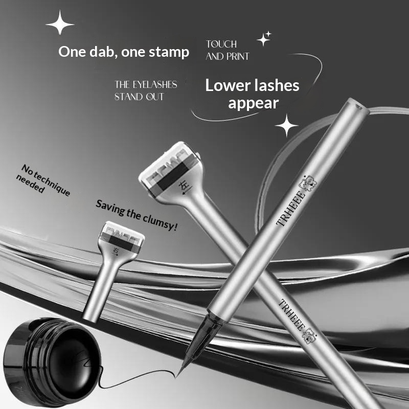 Lower Eyelash Stamp Pen Waterproof Not Dizzy Makeup Eyeliner