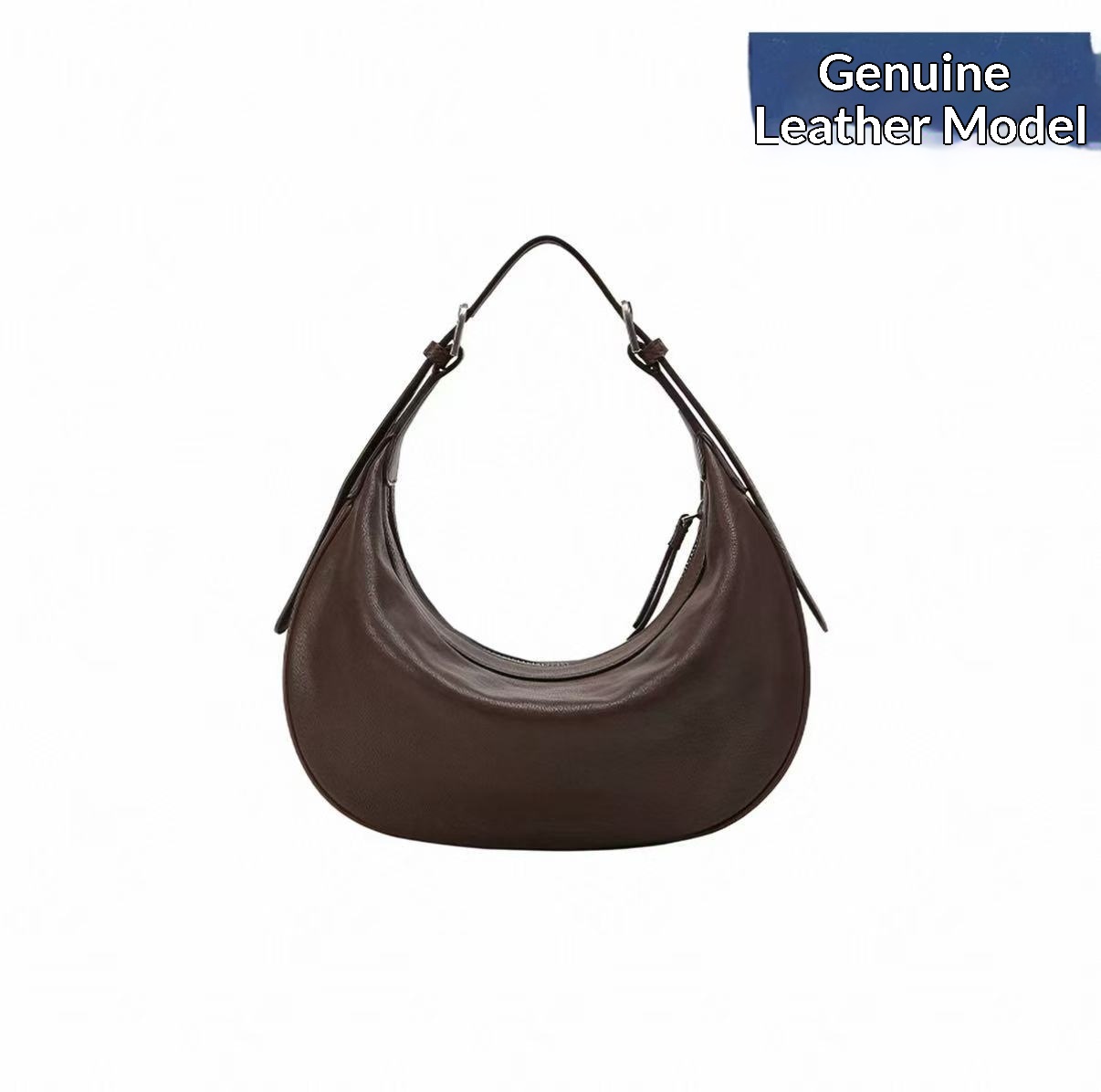 Leather Crossbody Underarm Bag, picture 3 of 6
