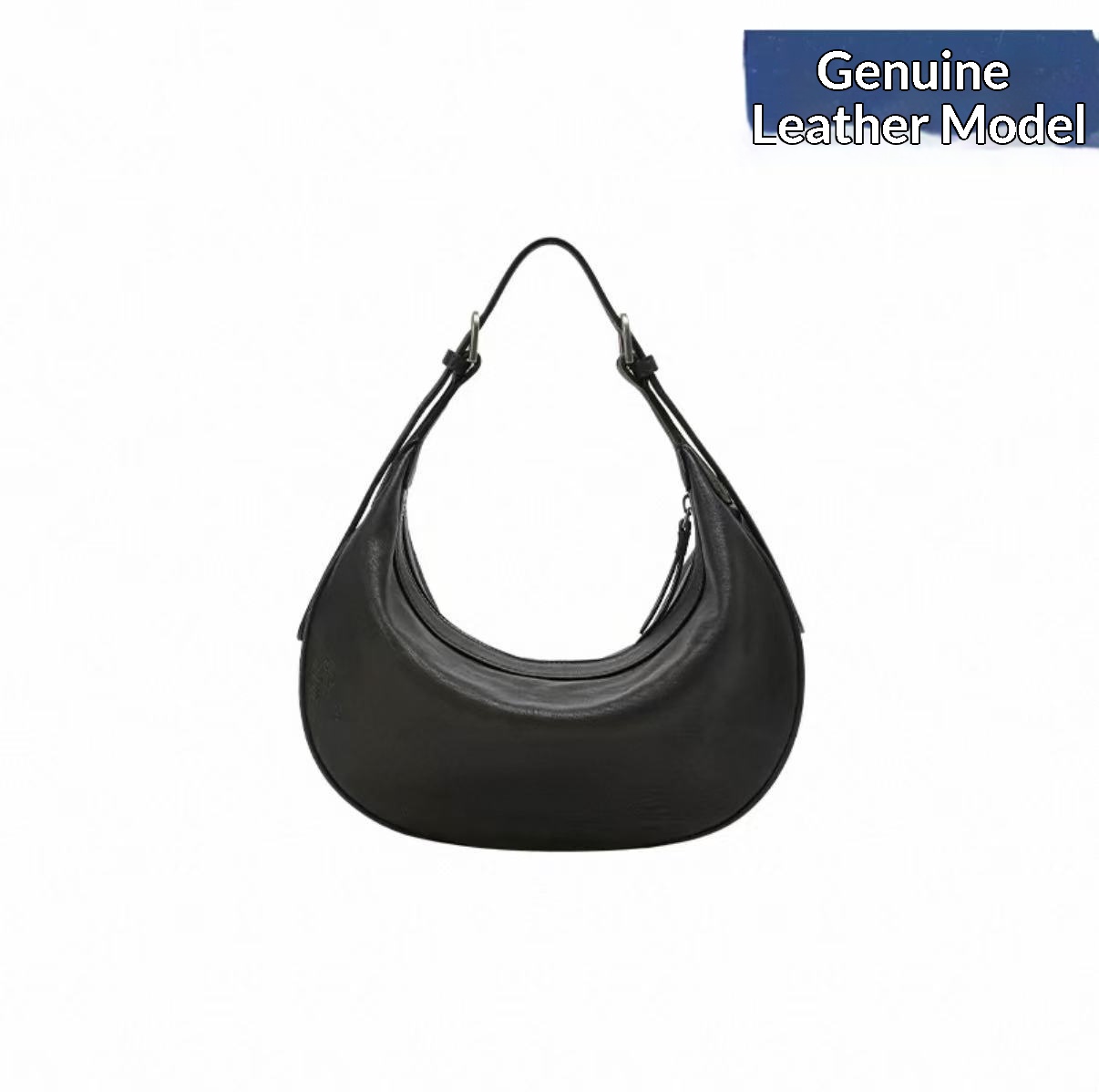 Leather Crossbody Underarm Bag, picture 2 of 6