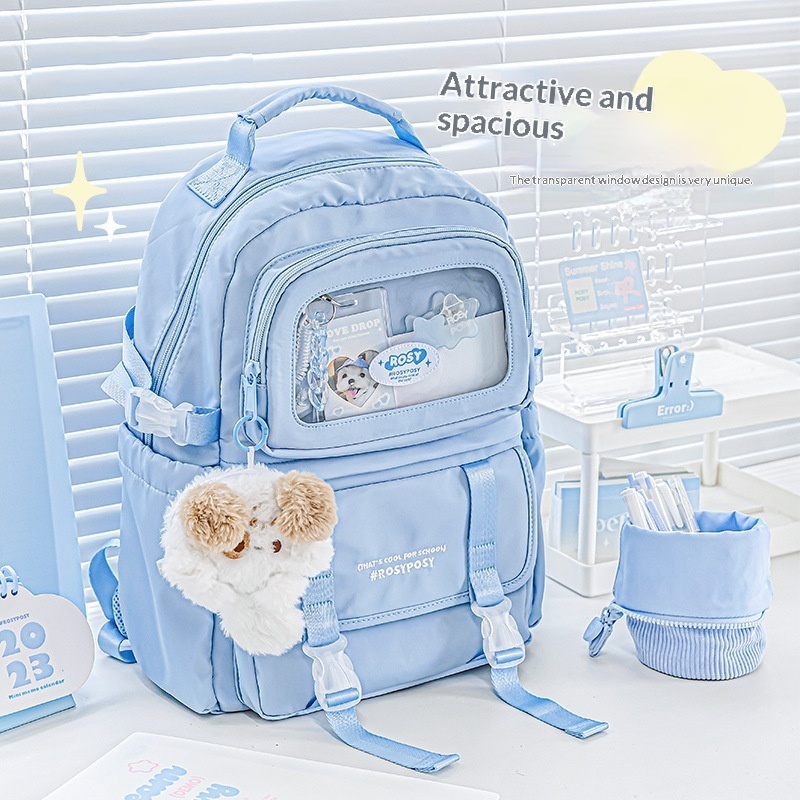 Creamy-style Backpack Large-capacity Womens Shoulder Bag