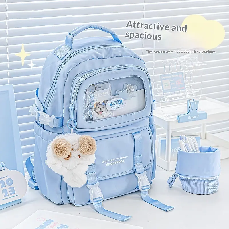 Creamy-style Backpack Large-capacity Womens Shoulder Bag