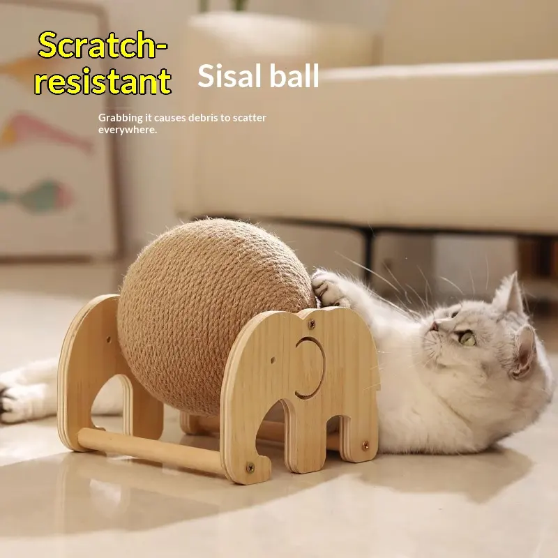 Ferris Wheel Sisal Cat Scratching Ball Roller