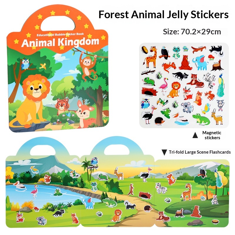 Early Education Cartoon Puzzle Paper Toy 3