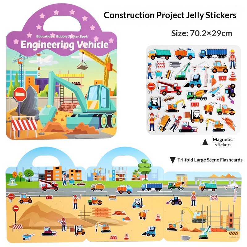 Early Education Cartoon Puzzle Paper Toy